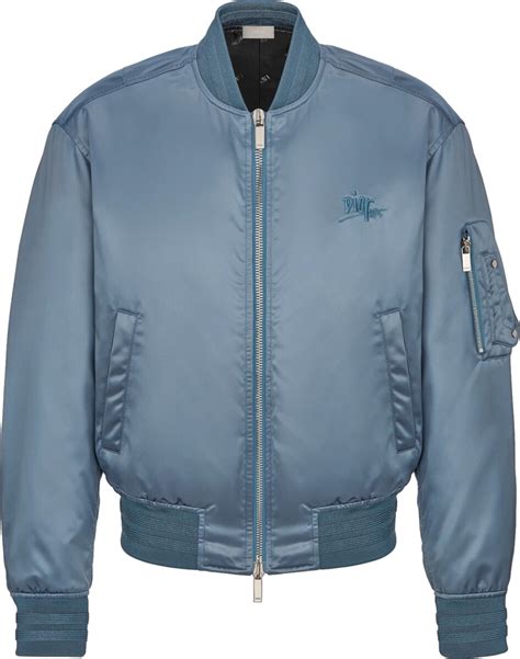 dior mens jacket blue|Dior bomber jacket men's.